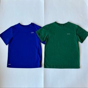 C9 by Champion Medium 8-10 Duo Dry Fit Blue Green Shirt Top Lot
